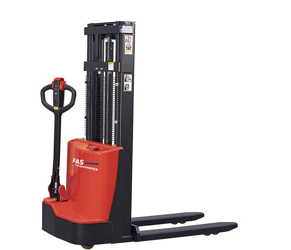 Gerbeur électrique 1500 kg – levée 2,91 m